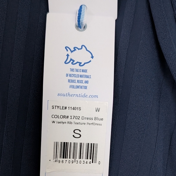 NWT Southern Tide Jaelyn Rib Texture Performance Dress, Size small - Picture 7 of 7